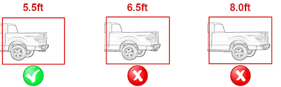 Not compatible with 5.5 ft ( 78 ) short bed and 8 ft ( 96 ) long bed models. Roll Up Tonneau Cover 5 5 Bed For 2009 2014 Ford F 150 Oedro