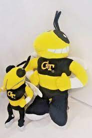 Georgia Ga Tech Buzz The Yellow Jacket Plush Stuffed Mascot 12 Bundled 8 Toy Gatechyellowjackets Mascot Yellow Jacket Plush