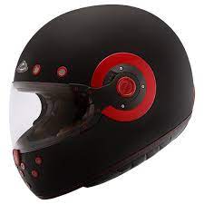 The site owner hides the web page description. Smk Retro Integralhelm Schwarz Motardinn