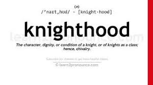 How to say chiavari chair in english? How To Pronounce Knighthood English Pronunciation Youtube