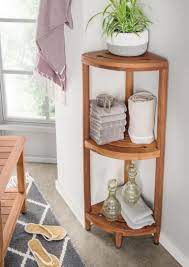 Shaved off corner by living room door. Destiny Regal Badezimmer Eckregal Teak Kaufland De