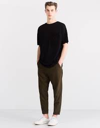 Mens Fashion Black T Shirt And Khaki Green Trousers Minimalist Fashion Men Mens Clothing Styles Mens Outfits