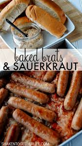 To make sure the bratwursts are fully cooked. Baked Brats Sauerkraut