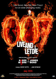 Live And Let Die Movie Poster James Bond James Bond Movie Posters 007 James Bond