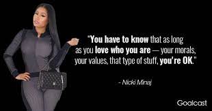 Born in saint james, trinidad and tobago and raised in south jamaica, queens, new york, minaj earned public attention after releasing three mixtapes between. 16 Nicki Minaj Quotes To Remind You Of Your True Worth