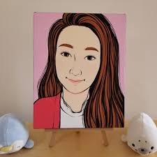 Rosa Ballon Hund Zeichnung