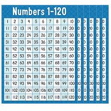 6 ea numbers 1 120 chart