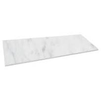 CARRARA: Engineered Marble Bench Tile Accessory (18"x48"x5/8" | polished |  eased)