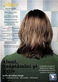 Anamaria marinca, laura vasiliu, vlad ivanov and others. 4 Luni 3 Saptamani Si 2 Zile 4 Months 3 Weeks 2 Days Cristian Mungiu