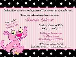 Pink Panther Baby Shower Invitations Party Supplies Baby Shower Invitations Invitations Party Shower Invitations