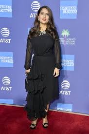 Salma hayek jiménez was born in coatzacoalcos, veracruz, mexico. Salma Hayek In Gucci 2020 Palm Springs International Film Festival Film Awards Gala Fashionsizzle