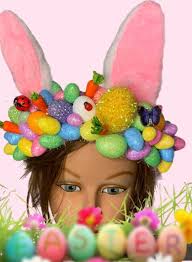 Buy Easter Bunny Ears Headband: Colorful Eggs, Kids 1-10years Old Online in  India