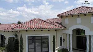 Check out the pictures below. French Roof Tile Mediterranean Spanish Antique Crown Roof Tiles Concrete Red
