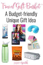 travel gift basket budget friendly