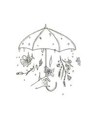 Black And White Umbrella Drawing Flower Umbrella Tattoo Flower Umbrella In 2020 Umbrella Tattoo Rain Tattoo Umbrella Drawing