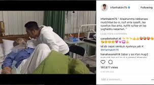 Remove this disease and cure (him or her)! Posting Kondisi Ayah Irfan Hakim Banjir Doa Dari Netizen Dan Teman Artis Portal Berita Terikini