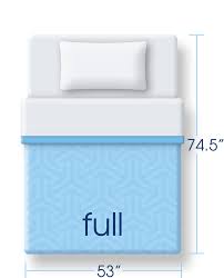 Below you will find the complete international mattress size chart in word, pdf, and excel formats, as well as a simple text format. Full Size Mattress Dimensions Serta Comfort 101