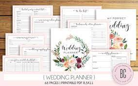 Wedding Planner Printable Wedding Planning Book Printable Etsy Wedding Planner Printables Wedding Planning Book Wedding Planner Binder