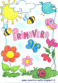 Primavera Poesia Illustrata Arte Per Scuola Materna Colori Di Primavera Disegno Per Bambini
