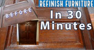 How to refinish a wood table. How To Refinish Wood Furniture Without Stripping Or Sanding In Under An Hour Furniture Refinishing Studio
