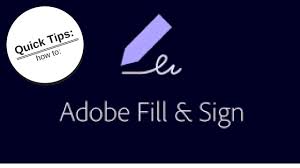Check spelling or type a new query. Quick Tips Adobe Fill Sign Youtube