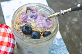 In a large bowl, combine oats, baking powder, sugar and cinnamon. Overnight No Cook Oatmeal Yogurt Cups The Fountain Avenue Kitchen
