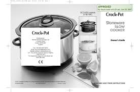 The name stuck so well that most people started calling any slow. Crock Pot Classic User Manual Manualzz