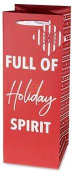 True Brands Full Of Holiday Spirit Wine Bag Liquor Barn Hamburg