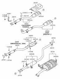 28650 2d260 Genuine Hyundai Center Exhaust Pipe