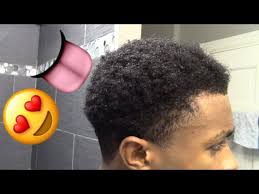 Check out these dope ways to wear black. How To Get Curly Hair For Black Men Short Curly Hair Natural Routine Youtube