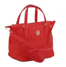 Handtasche Tommy Hilfiger Poppy Small Tote Rot Rote Handtasche Handtaschen Taschen