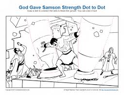 38+ samson coloring pages for printing and coloring. Connect The Dots Bible Coloring Pages On Sunday School Zone