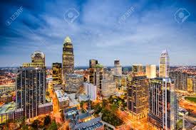 Charlotte city skyline in the evening. Charlotte North Carolina Usa Uptown City Skyline Stock Photo Picture And Royalty Free Image Image 39332976