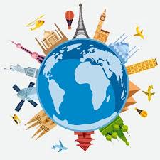 Cartoon Earth Background Travel Travel Clipart Cartoon Earth Png Transparent Clipart Image And Psd File For Free Download Travel Symbols Travel Clipart Top Travel Destinations