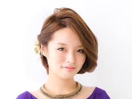 ショートヘア 女優オーラをまとう3dアシンメトリー 着物 髪型 ボブ 髪型 ボブ ヘアスタイル ボブ