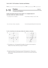 Domain and range worksheet and answer key. 0052 Hsm11a1 Te 0406tr Indd