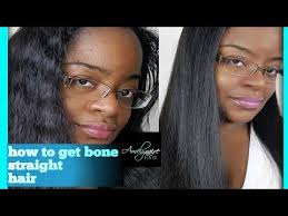How To Get Bone Straight Hair Flat Iron Raw Indian Hair Amelynaire Hair Youtube Flat Iron Hair Styles Raw Indian Hair Straight Hairstyles