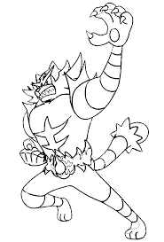 On each of the following pages, you will find an image of one famous work of art. Coloring Page Pokemon Sun And Moon Incineroar 62