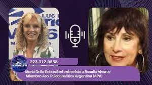 María Delia Sebastiani entrevista a Rosalia Alvarez Miembro Aso.  Psicoanalítica Argentina (APA)