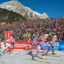 Aber es ist schon was anderes, hier zu laufen als in oberhof. Biathlon Stadion Antholz Sudtirol Arena
