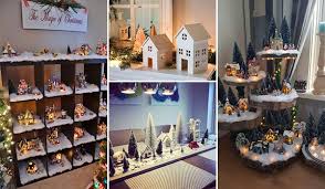 Create a photo board by combining various photos with photo boards are a fun way to display all your fond memories. Best 17 Christmas Village Display Ideas Woohome