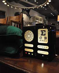 Will Turn Tricks For Vintage Optometry Equipment Falling And Laughing Eye Chart Vintage Optometry