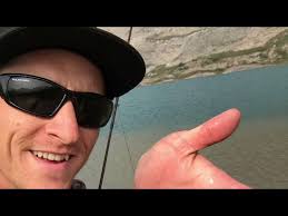 Heli fishing, Michelle Lakes Golden trout, Alberta, Canada