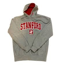 Shop stanford university mens sweatshirts, hoodies, crewnecks, and fleece at the cardinal bookstore. Gray Stanford University Pullover Hoodie Size Small Gem