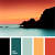 Orange And Turquoise Wallpaper