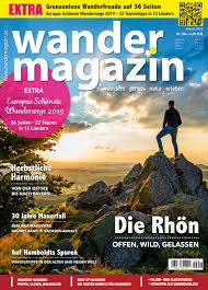 Eruption history about the author. Wandermagazin Ausgabe 204