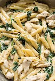 Hello Comfort Food This Creamy Garlic Chicken Spinach Pasta Is To Die For A Qu In 2020 Creamy Chicken Spinach Pasta Pasta Dinner Recipes Chicken Pasta Dinner Recipes