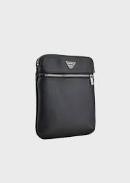 Flat Shoulder Bag With Eagle Plaque Emporio Armani Man