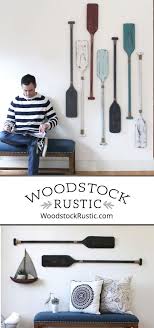 Oar Wall Decor Decorative Oar Painted Oar Nautical Wall Decor Lake House Decor Beach House Decor 48 Shore House Decor Cabin Wall Decor Beach Wall Decor