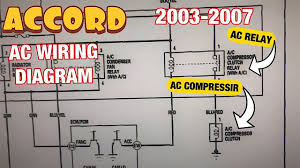 Airmatic w211 wiring diagram best site wiring harness. Honda Accord 2 4l 2003 To 2007 Ac Compressor Wiring Diagram Relay And Fuse Explained Youtube